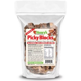 Henry's Pets Picky Blocks - Food for Squirrels, Flying Squirrels, and Chipmunks