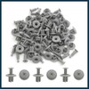 TUCKBOLD 50Pcs Plastic Push Pin Bumper Fender Rivets Expansion Screws