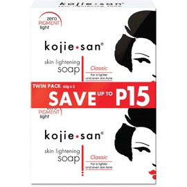KOJIE SAN - Jabón Aclarante con Ácido Kójico para Rostro y Cuerpo - 2 Barras de 65 g