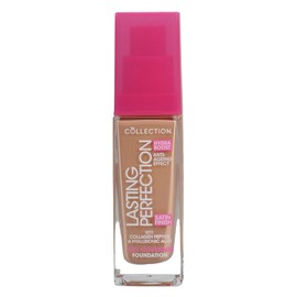 Collection Cosmetics Lasting Perfection Satin Foundation, Full Coverage, Hydra Boost, 10W Buttermilk Warm 27ml