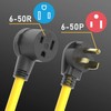 TOOLIOM 50FT Welder Extension Cord 10AWG 6-50P to 6-50R Power