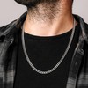 Silvadore 6mm Cuban Chain Necklace Men - Stainless Steel CUBAN