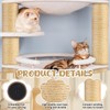 BrightRow 4 Pcs M8 Cat Scratching Post Replacement 11.8x3.5'' Sisal