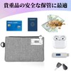 Doyime 鍵付きポーチ 小型 貴重品ボックス 収納ボックス 集金袋 通帳入れ ダイヤルロック ロック付き 大容量