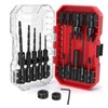 NEWTACNA 15PCS Wood Countersink Drill Bit Set Tapered Pilot Drill