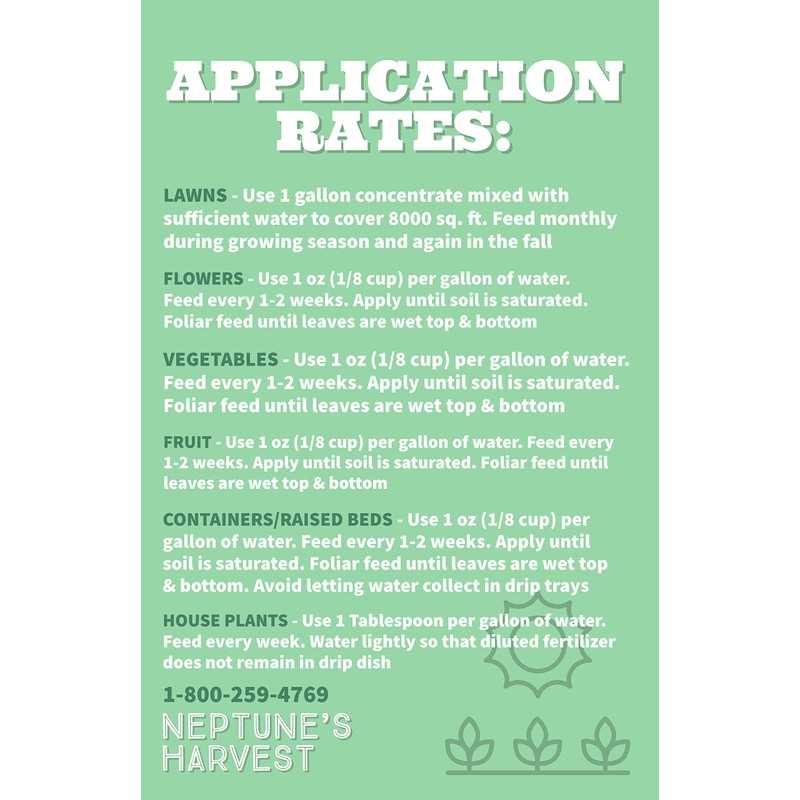 Neptune's Harvest Seaweed Fertilizer 0-0-1 (36 Ounce)