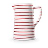 GMUNDNER KERAMIK Water jug capacity: 0.7 litres red flamed crockery,