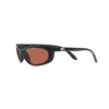 Costa Del Mar Men's Fathom Polarized Oval Sunglasses, Matte Black/Grey