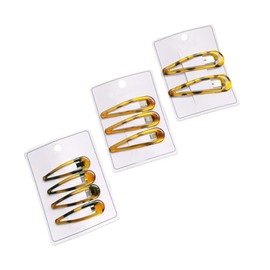 9Pcs Brown Hair Clips for Girls,Classical BB Snap Hair Clips Women Water Drop Bangs Clips Cute Hair-Barrettes Fahion Summer Hair-Accessories for Women Girls and Teens Gifts,5cm 6cm 7cm