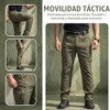 LAULY Pantalones Tácticos Militares Multibolsillo para Hombre,Pantalón Impermeable Y Cortavientos
