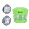 Mini Manual Garlic Chopper,MultiFunction Garlic Press Machine Vegetable Fruit Portable