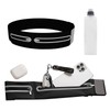 Running Belt with Bpa-Free Water Bottle Adjustable Hydration Belt for