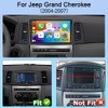 10" 4G+64G Android 14 Double Din Car Stereo for Jeep