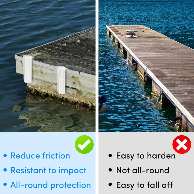 ORLANG 2Pack Dock Bumper Fender, Inflatable Dock Protection for Edging,