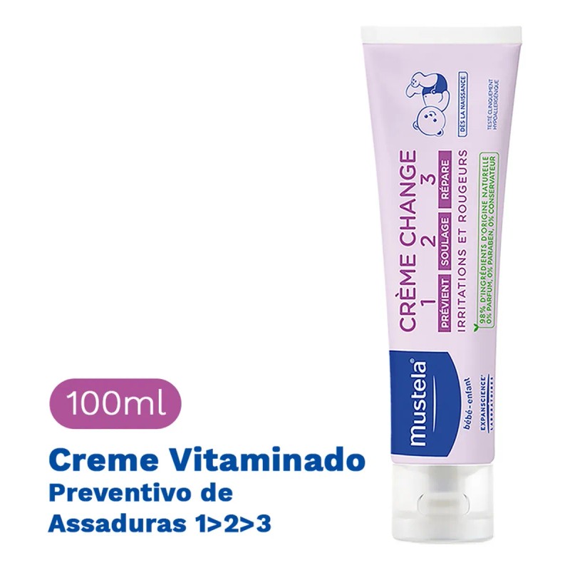 Mustela Troca de fraldas - 100 mL - Crema -