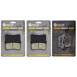 NICHE Brake Pad Set for Honda CBR1000RR 06435-MEL-D23 06455-MKF-D41 Front Rear Organic