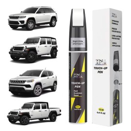 XNA Bright White(PW7/GW7) for Jeep Touch Up Paint, Car Scratch Remover for Nicks and Chips Repair, 2-In-1 Quick & Easy Fix Car Scratch Repair Kit with Exact Color-Matched