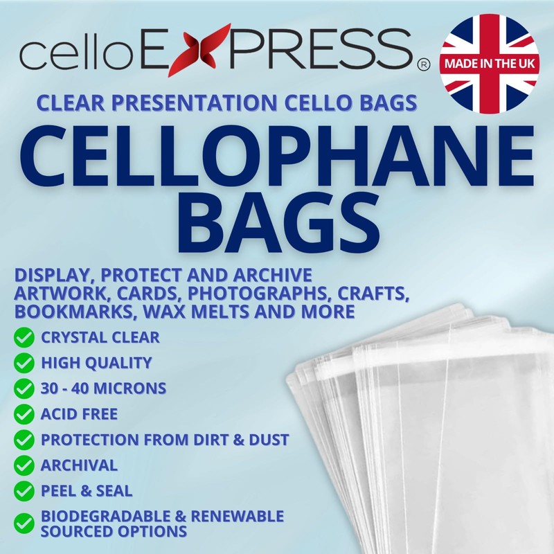 celloexpress Bookmark - 65mm x 220mm + 30mm Flap -