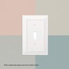 Franklin Brass Classic Beadboard (1-Pack) Decorative Light Switch Cover Pure