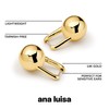 Ana Luisa Chunky Small Knot Earrings - 14K Gold Plated