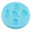 Sports Balls Fondant Molds Volleyball Basketball Silicone Mold