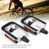 Pair of Folding Pedals 180 Degrees Bidirectional Folding Pedals Folding