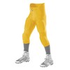 Alleson Athletic Boys' Youth Integrated Football Pant, Gold, XX-Large