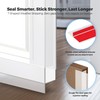 T-Shaped Seal Strip for Door Frame, Clear Silicone Weather Stripping,