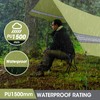 VILLEY Hammock Tent Rain Fly, Octagonal Waterproof Camping Tarp, Sun