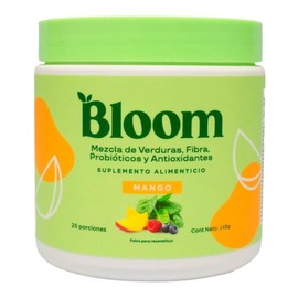 Suplemento alimenticio Bloom con Verduras con Antioxidantes Mango 145g