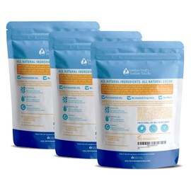 Detox Foot Soak (3 Pack Plus Scoop) Epsom Salt Soothing Soaks and Athlete's Foot Detox with Essential Oils in BPA Free Pouch with Press Lock Seal (Bundle with Three 2 Lbs Pouches 6 Lbs Total)