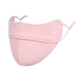 [ナチュラルゼン] UVカット&接触冷感」 チックマスク 小顔 血色マスク 紫外線対策 立体 布 繰り返し使える しっとり抗菌タイプ 防臭 花粉 通気 紫外線対策 日焼け対策ウェア UPF50+ 夏 春 サイズ調整可能 1枚入り