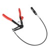 Flexible Wire Hose Clamp Plier Steel RustProof Red Black Automobile