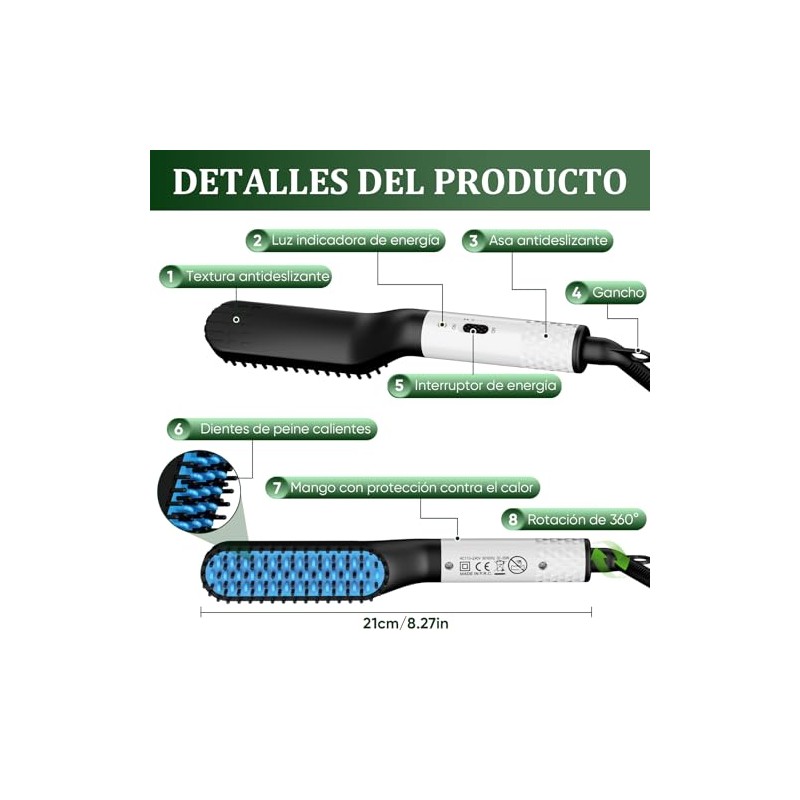 Kit Cuidado de Barba para Hombre 13 en 1 con