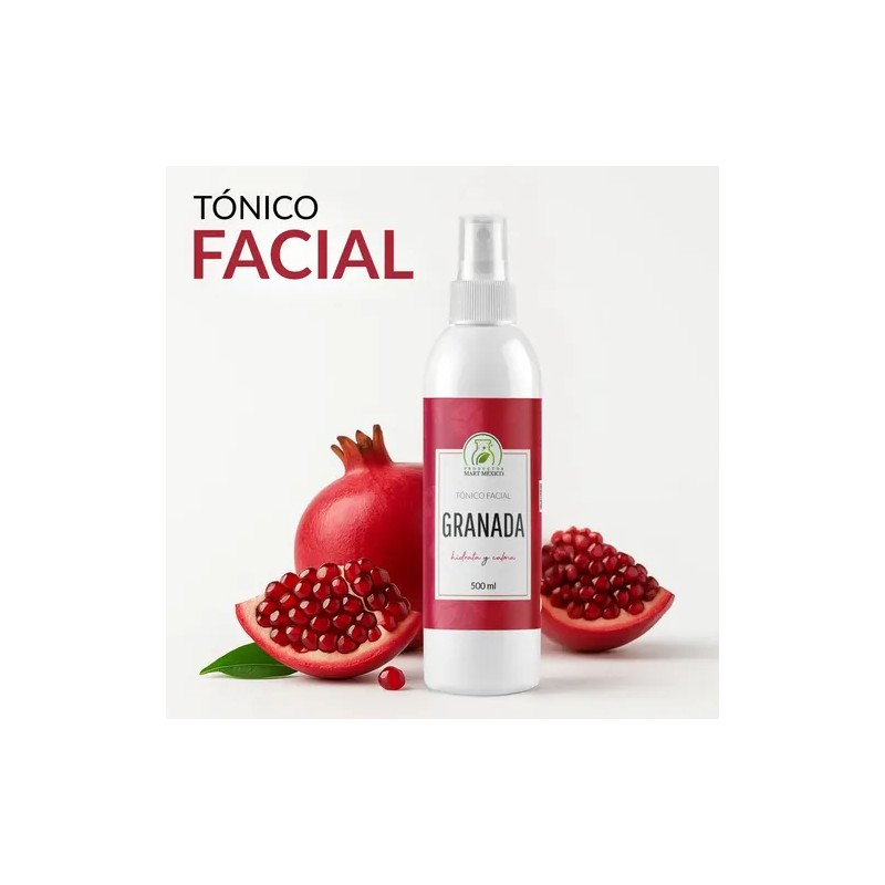 Tónico Facial De Granada 500 Ml Mixta Día/noche
