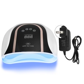 T4 160W 54pcs LED Nail Light Two Hands Nail Gel Curing Light Nail Polish Dryer LightUS Plug 110~240V