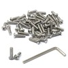 iexcell 50 Pcs M6 x 20mm Thread Pitch 1 mm