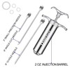 Heavy duty 304 Stainless Steel Meat Injector Kit with 2-oz