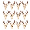 Deer Patches, 12 PCS Embroidery Patch Deer Applique Deer Head