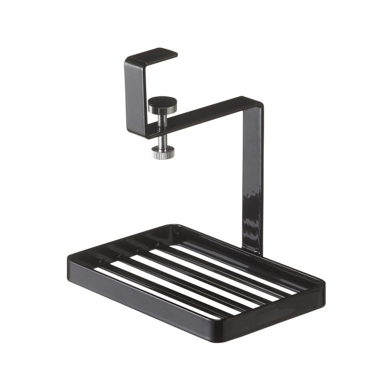 YAMAZAKI Soap Dish, Black, One Size