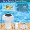 Pool Chlorine Tablet Floater with Solar Colorful Projection Lights, HAARAY