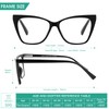 Oversized Reading Glasses Women Cat Eye Photochromic Computer Reader Stylish