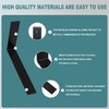 HEART ART 4 Pack Shelf Brackets 10 inch,L Brackets for