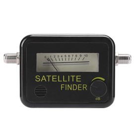 Satellite Finder, Lightweight 950 to 2150 MHZ Sensitive Satellite Finder Strength Meter Black, with Digital Screen, for Directv