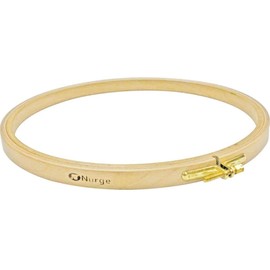 Nurge Premium Natural Beech Wood Round Quilt 16 mm Embroidery Hoop (19cm-7 ³¹/₆₄ inch)