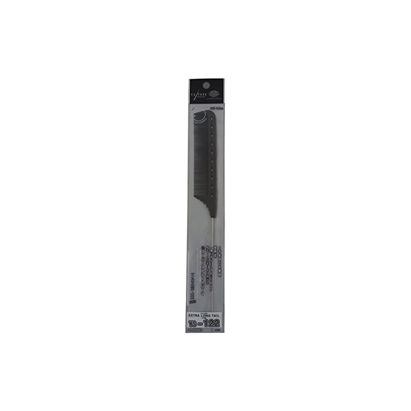 YSPARK Y.S.PARK Winding Comb YS-122 Carbon Black Hair Brush 1