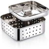 Durable Stainless Steel Square Paneer Maker – 350ml for Perfect