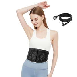 YEOUMIAR Pattern Grounding Belt Band with 15ft Grounding Cord, Reduce Pain Anxiety and Insomnia, Breathable Grounding Belt Protects Waist Lower Back