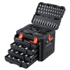 256-Piece Auto Repair Tool Set Mechanics Kit with 1/4" 3/8"