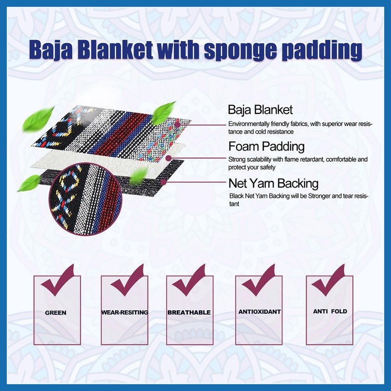 A ABSOPRO Universal Baja Seat Cover Durable Saddle Bucket Seat